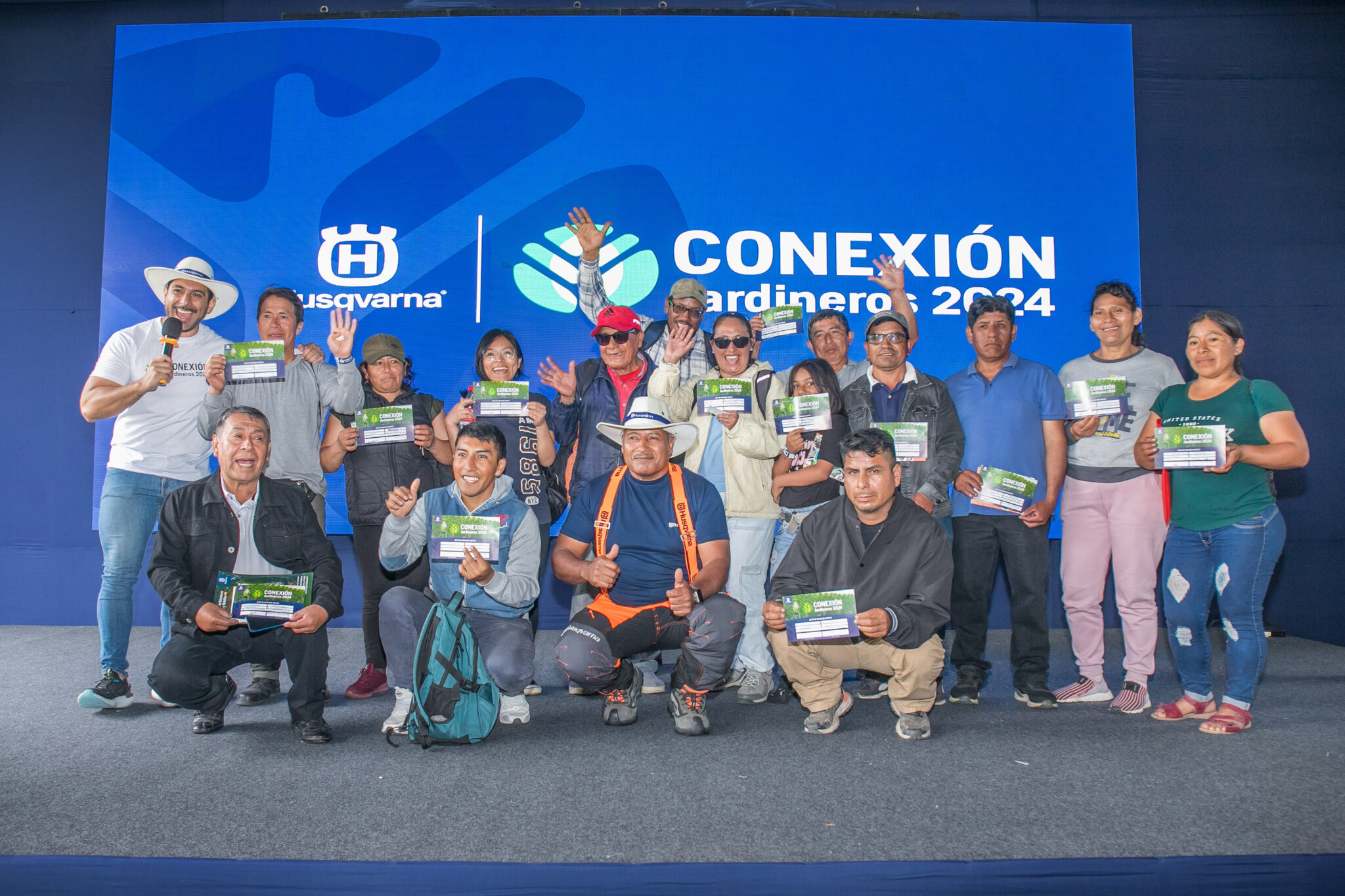 Participantes en evento profesional Husqvarna